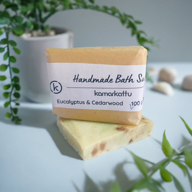 Handmade Bath Soap Combo | Eucalyptus & Cedarwood, Orange, Rose & Sandalwood | Verified Sustainable Body Soap on Brown Living™