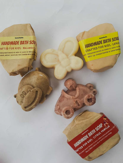 Handmade Bath Soap - Crafted for Kids - 6 Toy Soap Bars | Verified Sustainable by Brown Living™