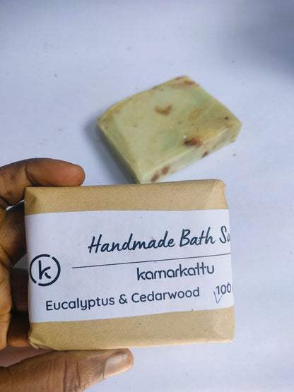 Handmade Bath Soap - Eucalyptus & Cedarwood | Verified Sustainable by Brown Living™