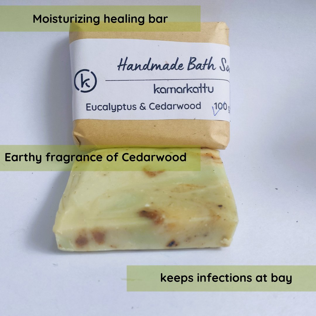 Handmade Bath Soap - Eucalyptus & Cedarwood | Verified Sustainable by Brown Living™