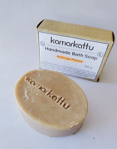 Handmade Bath Soap - Nalungu Maavu - Pack of 3 – Body Soap on Brown Living™. SKU: hbs3. Img 5.