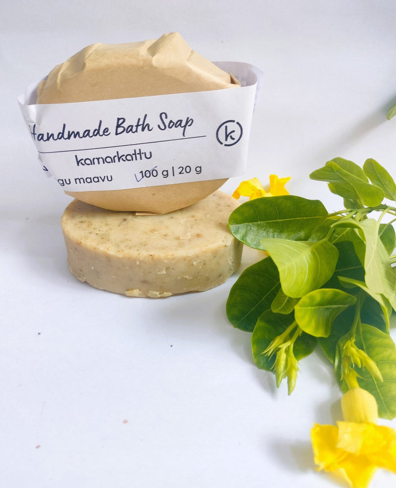 Handmade Bath Soap- Nalungu Maavu- Pack of 4 (410 g) | Verified Sustainable Body Soap on Brown Living™