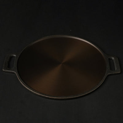 Handmade Cast Iron Combo (Kadai + Dosa Tawa + Skillet) – Cookware on Brown Living™. SKU: CastIron - Combo - 1 - 7330g - packof3. Img 7.