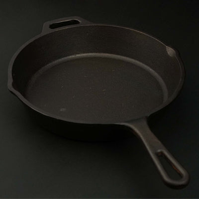 Handmade Cast Iron Combo (Kadai + Dosa Tawa + Skillet) – Cookware on Brown Living™. SKU: CastIron - Combo - 1 - 7330g - packof3. Img 8.