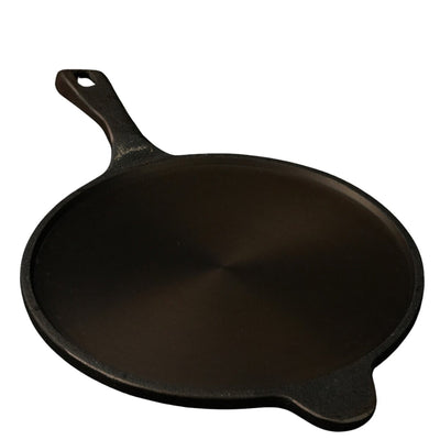 Handmade Cast Iron Combo (Kadai + Roti/ Dosa Tawa + Skillet) – Cookware on Brown Living™. SKU: CastIron - Combo - 3 - 7250g - packof3. Img 3.