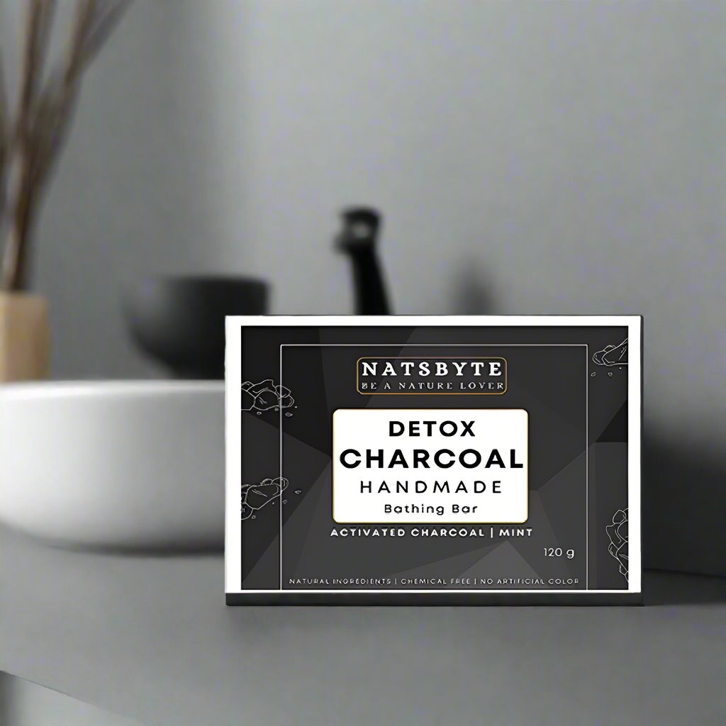 Handmade Charcoal Soap for Bath - 120g | Verified Sustainable by Brown Living™