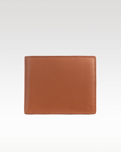 Handmade Classic Bifold Wallet for Everyday Use – Wallet on Brown Living™. SKU: BL-WAL-BRN-002. Img 8.