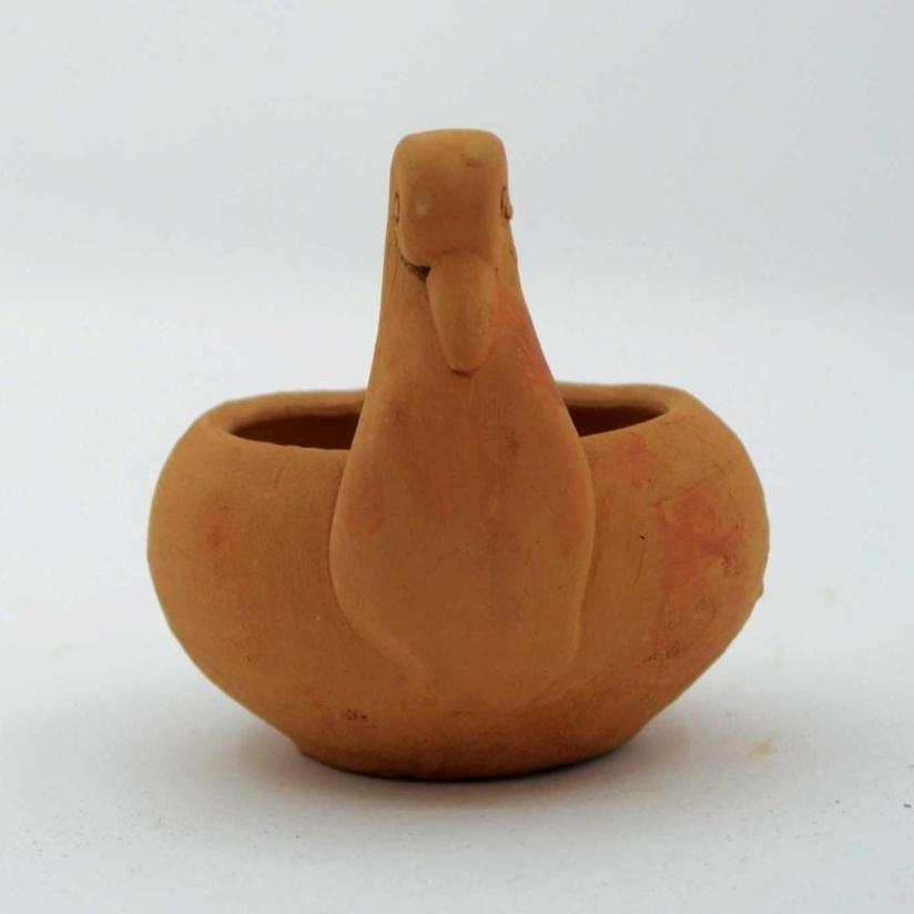 Handmade Duck - Shaped Terracotta Diya I Set of 2 | Verified Sustainable by Brown Living™