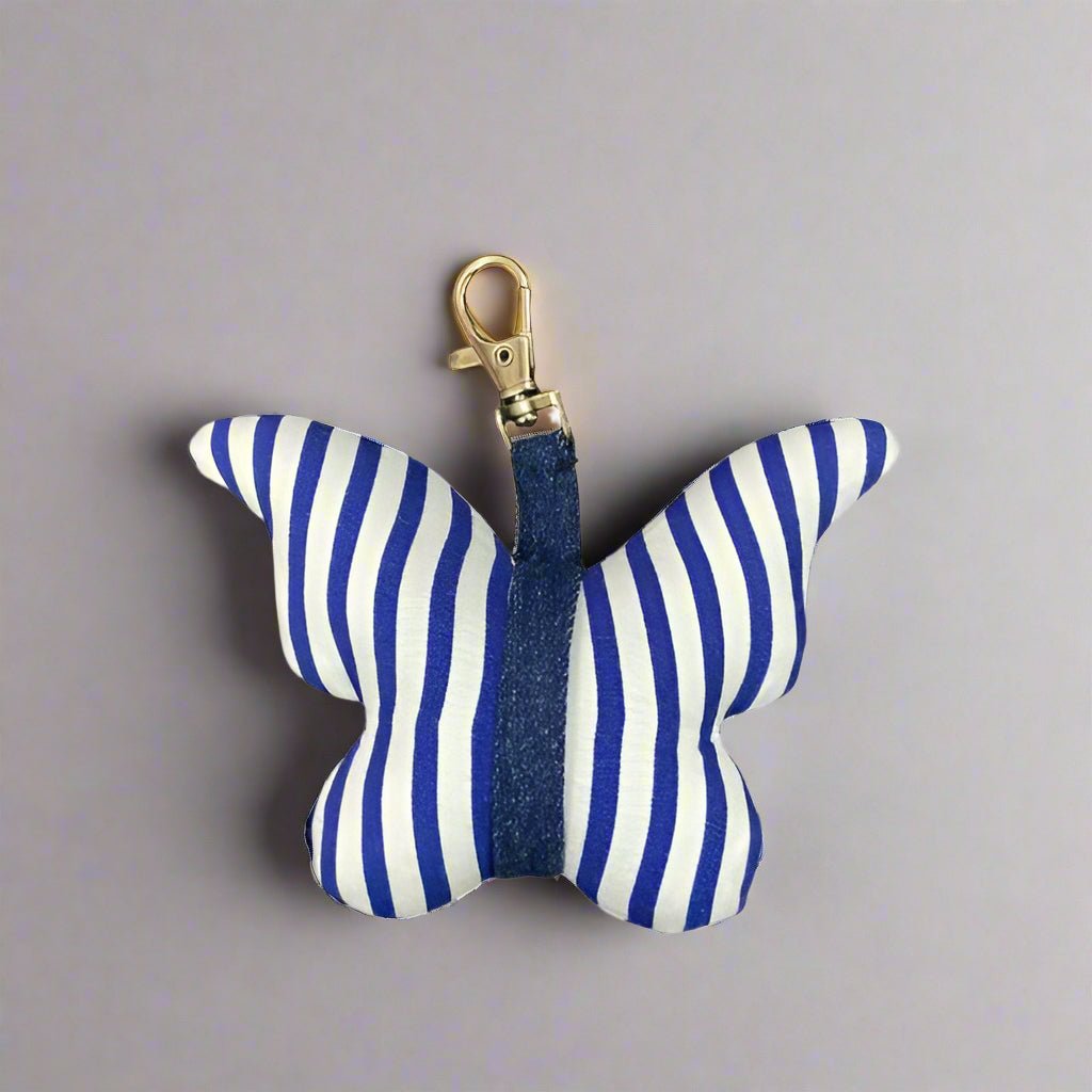 Handmade Fabric Charm (Butterfly) | Upcycled, Lucky & Artistic – Womens Charms & Pendants by Aftertaste available on Brown Living™. . SKU: 124000142035. Img 1.
