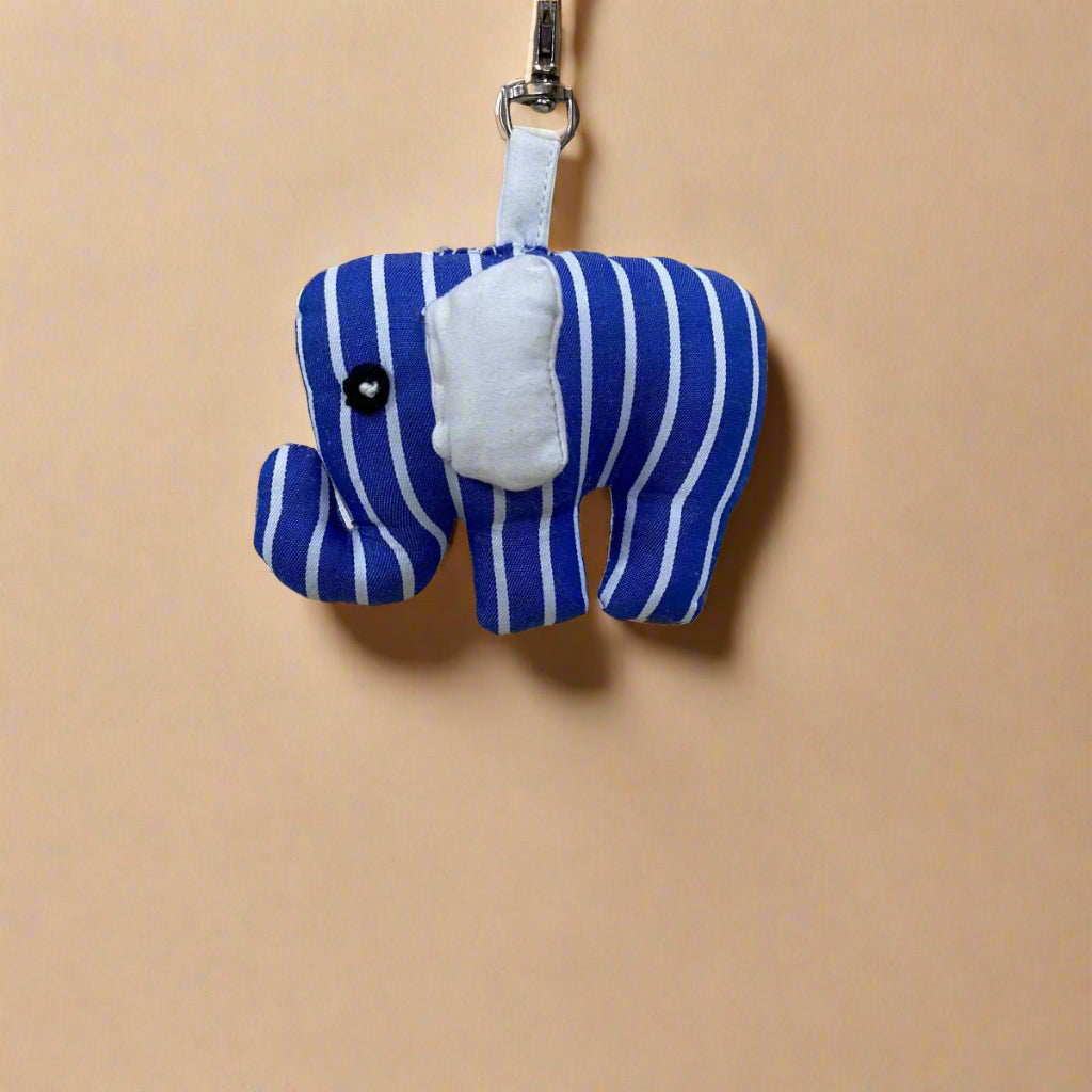Handmade Fabric Charm (Elephant) | Upcycled, Lucky & Artistic – Travel Accessories by Aftertaste available on Brown Living™. . SKU: 124000142004. Img 1.