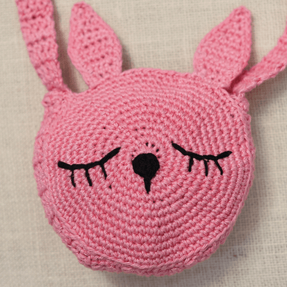 Handmade Hello Kitty Pink Crochet Bag – Kids Bags on Brown Living™. SKU: SARKID08. Img 6.