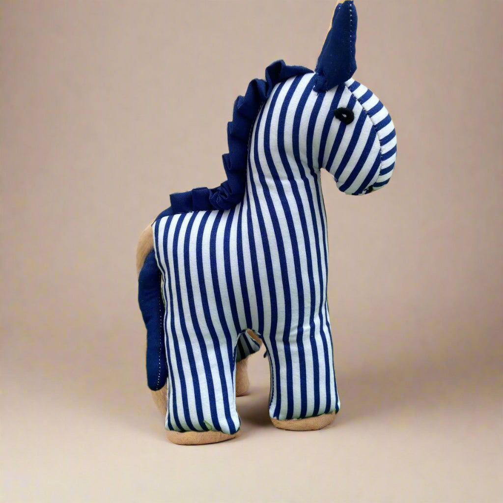 Handmade Horse Soft Toy | Eco - Friendly, Upcycled Kids Plush – Soft Toy by Aftertaste available on Brown Living™. . SKU: 122000142202. Img 1.