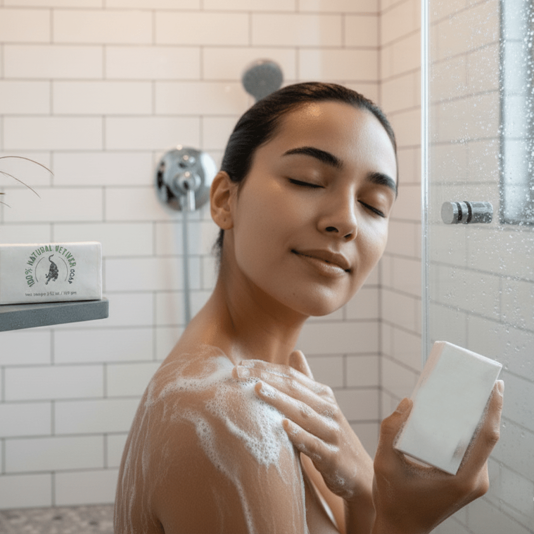 Handmade Moisturizing 100% Natural Sweet Orange & Ylang Ylang Soap – Soap on Brown Living™. SKU: FFSOOY100G. Img 5.