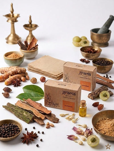 Handmade Nalpamara Soap, 125g | Pack of 2 & 3 ( Hot Process ) – Body Soap on Brown Living™. SKU: nalpamara2. Img 8.