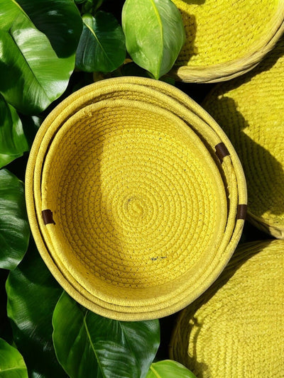 Handmade Nesting Basket (Set of 3) – Kitchen Organizers on Brown Living™. SKU: NBS1. Img 17.