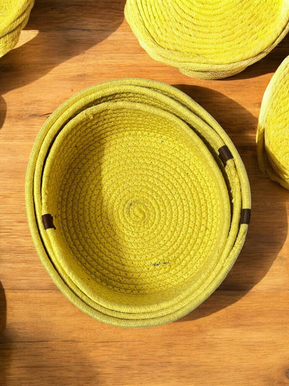 Handmade Nesting Basket (Set of 3) – Kitchen Organizers on Brown Living™. SKU: NBS2. Img 16.