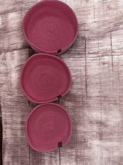 Handmade Nesting Basket (Set of 3) – Kitchen Organizers on Brown Living™. SKU: NBS2. Img 13.