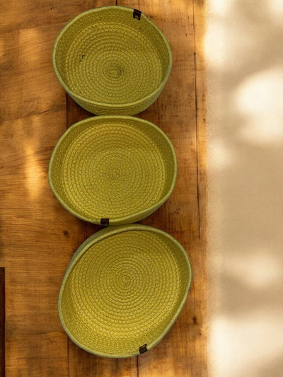 Handmade Nesting Basket (Set of 3) – Kitchen Organizers on Brown Living™. SKU: NBS2. Img 15.