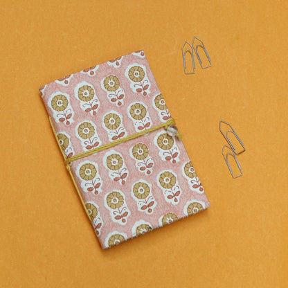 Handmade Patchwork Pocket Diary – Notebooks & Notepads by The Mohraj available on Brown Living™. Handmade Sunset Bloom Pocket Diary . SKU: MJ00009STA. Img 6.