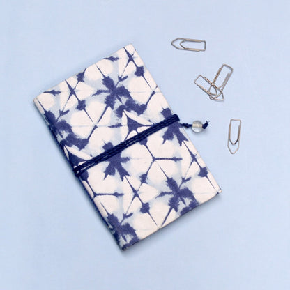 Handmade Patchwork Pocket Diary – Notebooks & Notepads by The Mohraj available on Brown Living™. Indigo Blockprinted Pocket Diary . SKU: MJ00009STB. Img 7.