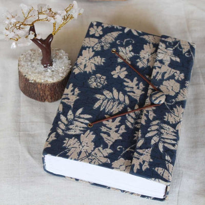 Handmade Recycled Paper Vintage Jumbo Journal – Notebooks & Notepads on Brown Living™. SKU: OEP257a. Img 1.