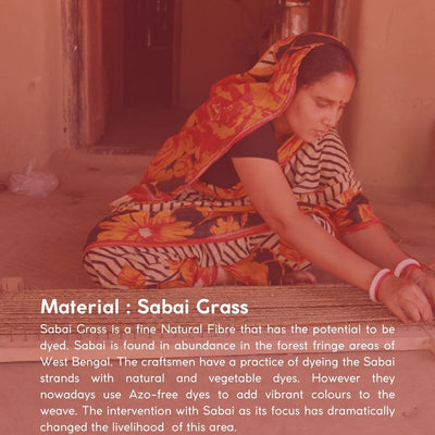 Handmade Sabai Gift Box | Set of 3 – Baskets & Boxes on Brown Living™. SKU: BS43SO3RED - NEW. Img 5.