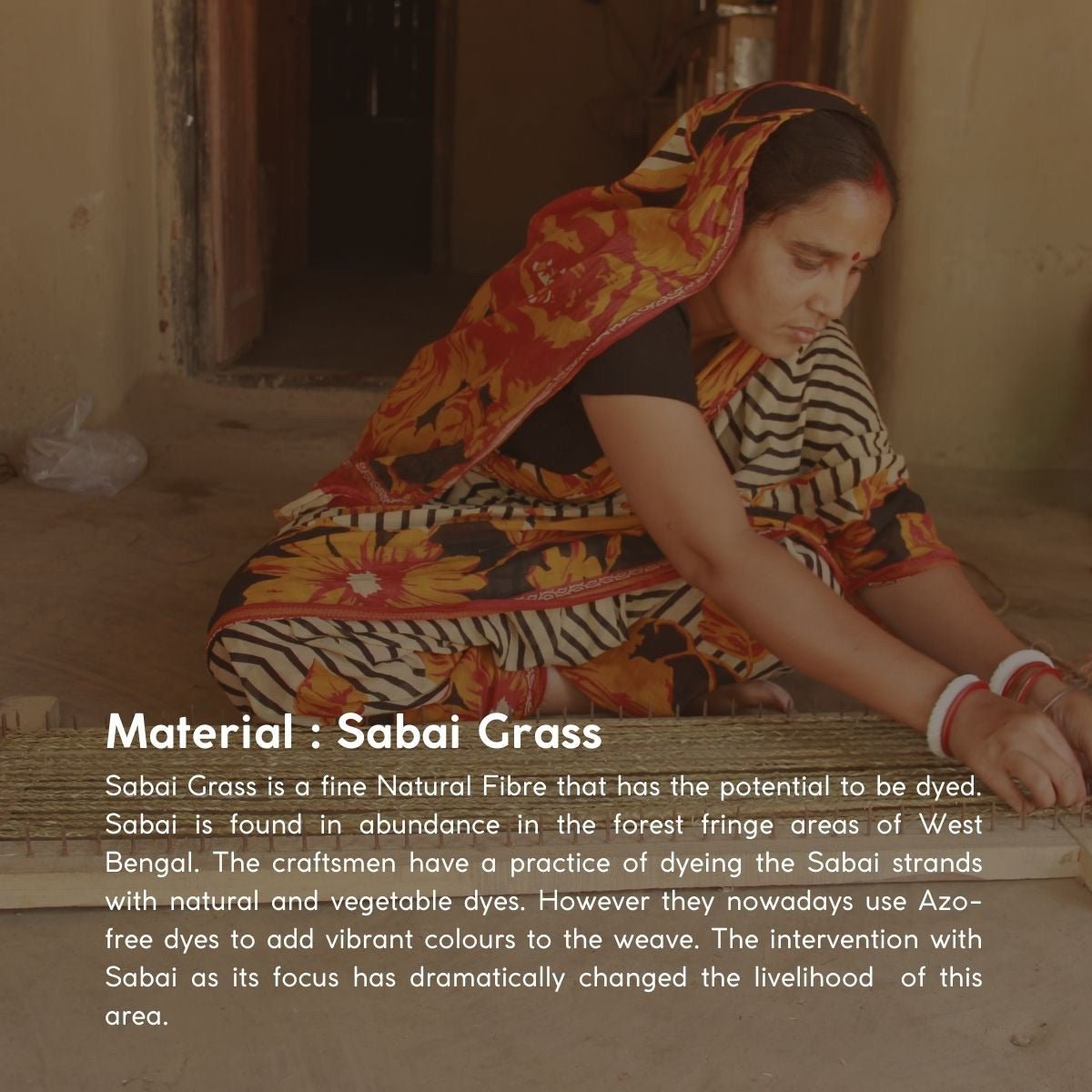 Handmade Sabai Grass Jewellery Box - Natural | Verified Sustainable by Brown Living™