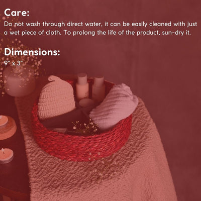 Handmade Sabai Grass Jewellery Box - Red – Baskets & Boxes on Brown Living™. SKU: SB35WSEPRED. Img 5.