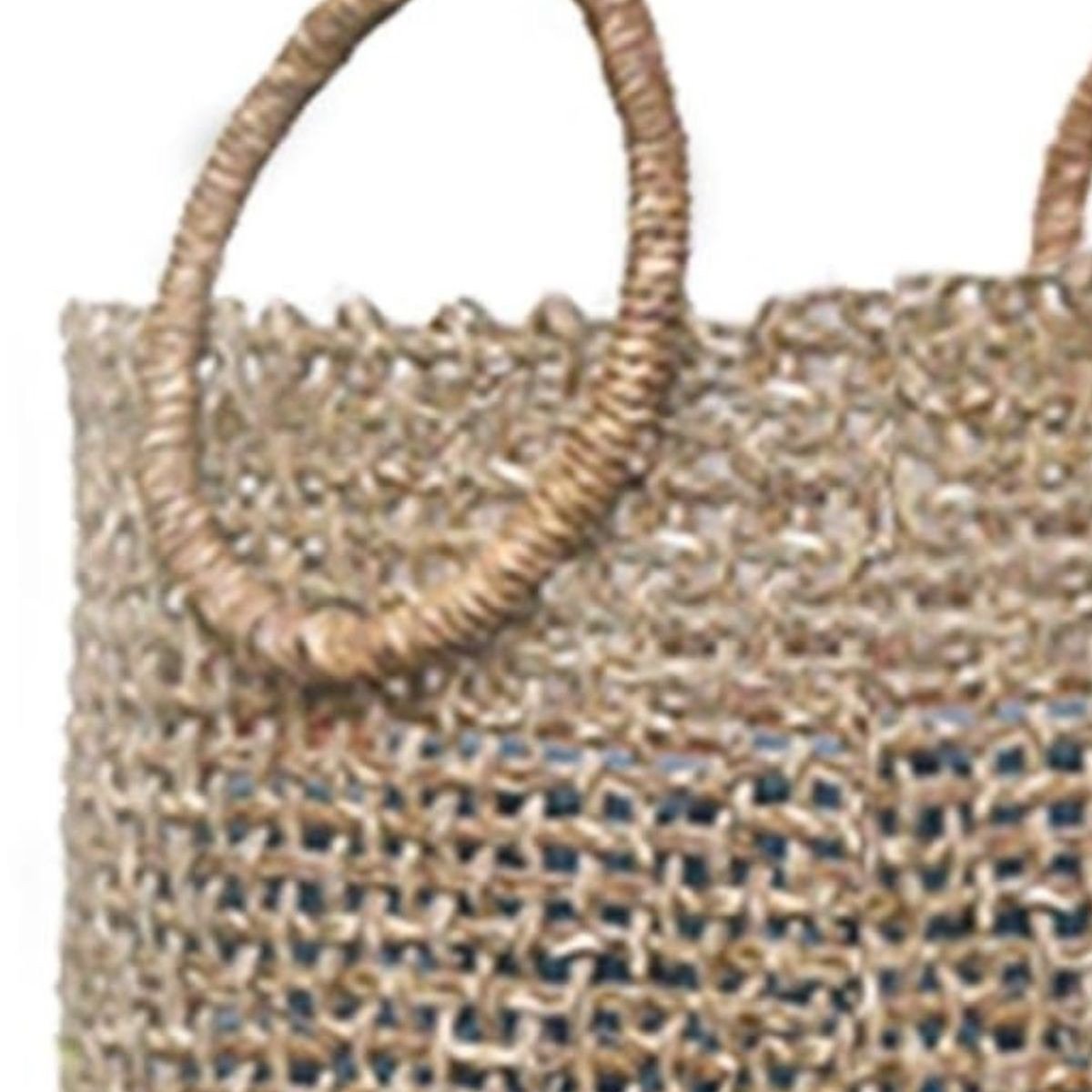 Handmade Sabai Grass Laundry Basket - Natural | Verified Sustainable by Brown Living™