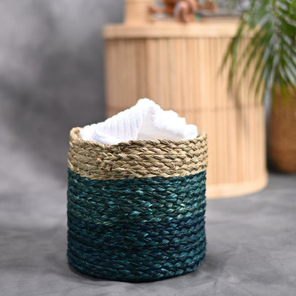 Handmade Sabai Grass Planter - Indigo | Verified Sustainable by Brown Living™