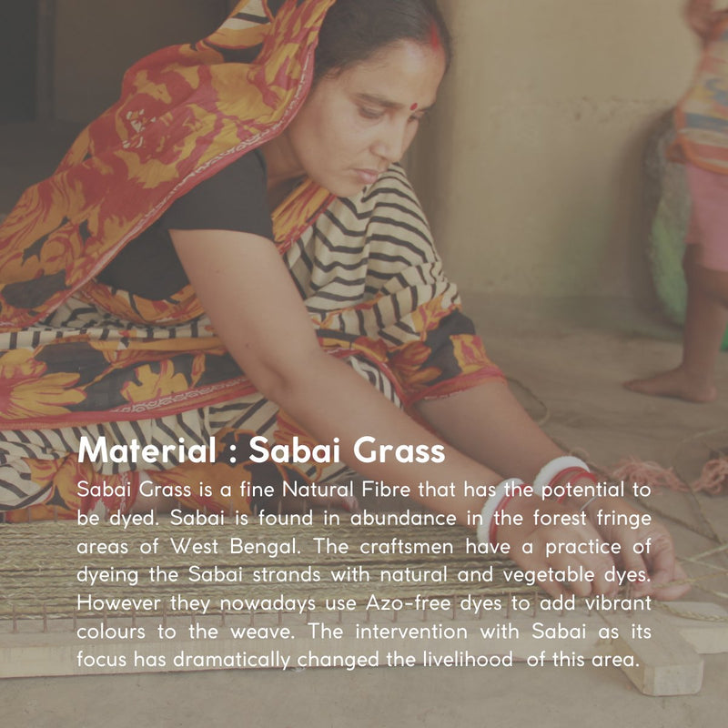 Handmade Sabai Grass Planter - Natural | Verified Sustainable Pots & Planters on Brown Living™