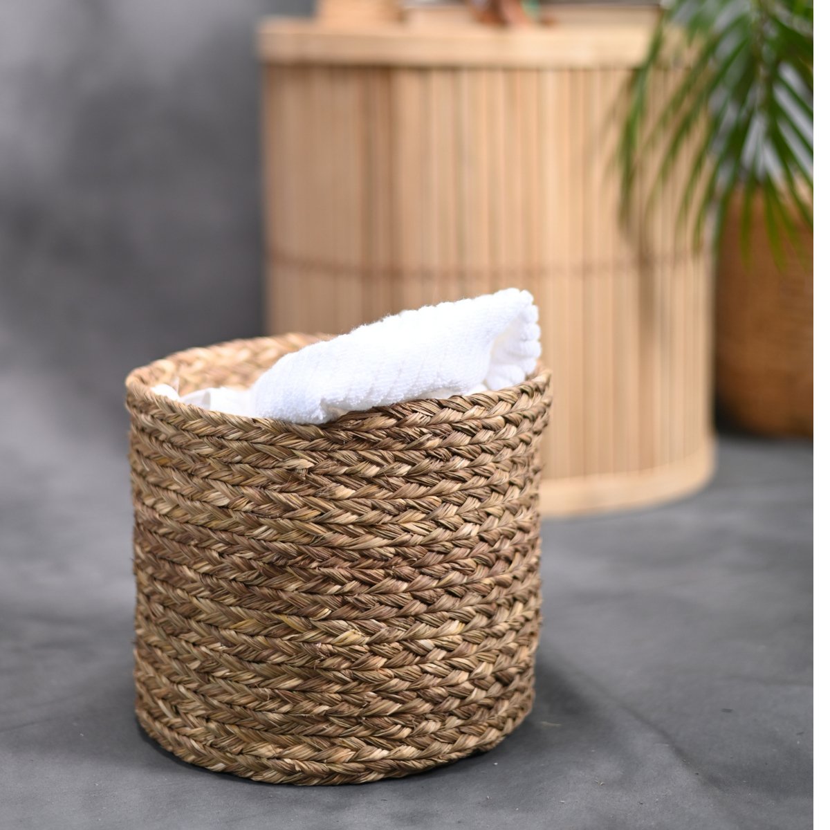 Handmade Sabai Grass Planter - Natural | Verified Sustainable by Brown Living™