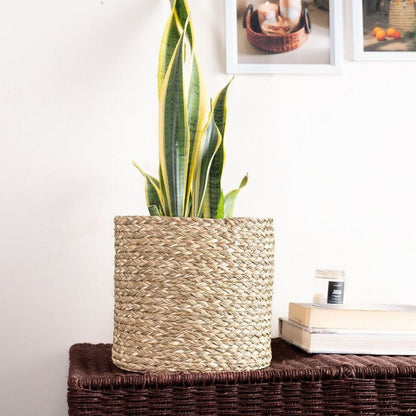 Handmade Sabai Grass Planter - Natural | Verified Sustainable by Brown Living™