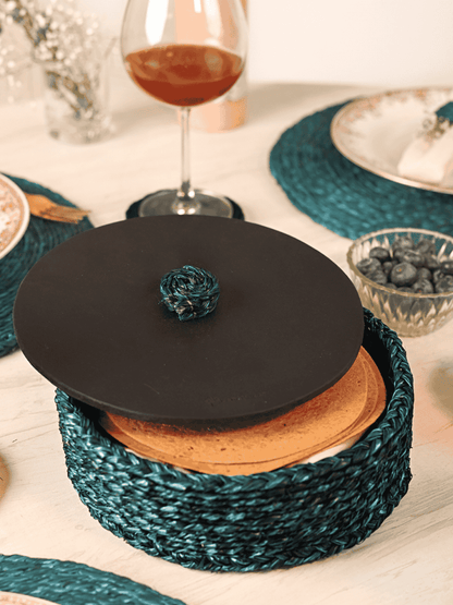 Handmade Sabai Grass Roti Box – Baskets & Boxes on Brown Living™. SKU: SB35ING - NEW. Img 10.