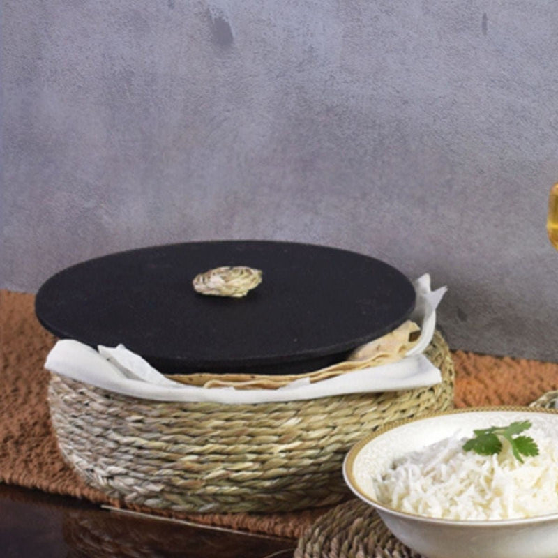 Handmade Sabai Grass Roti Box - Natural | Verified Sustainable Trays & Platters on Brown Living™