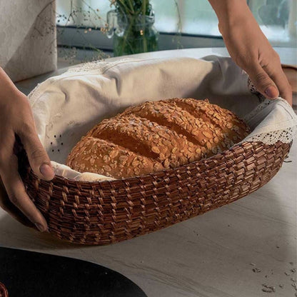 Handmade Sikki Bread Box With Lid | Verified Sustainable by Brown Living™