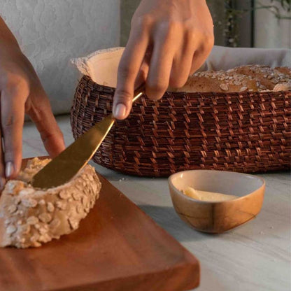 Handmade Sikki Bread Box With Lid | Verified Sustainable by Brown Living™