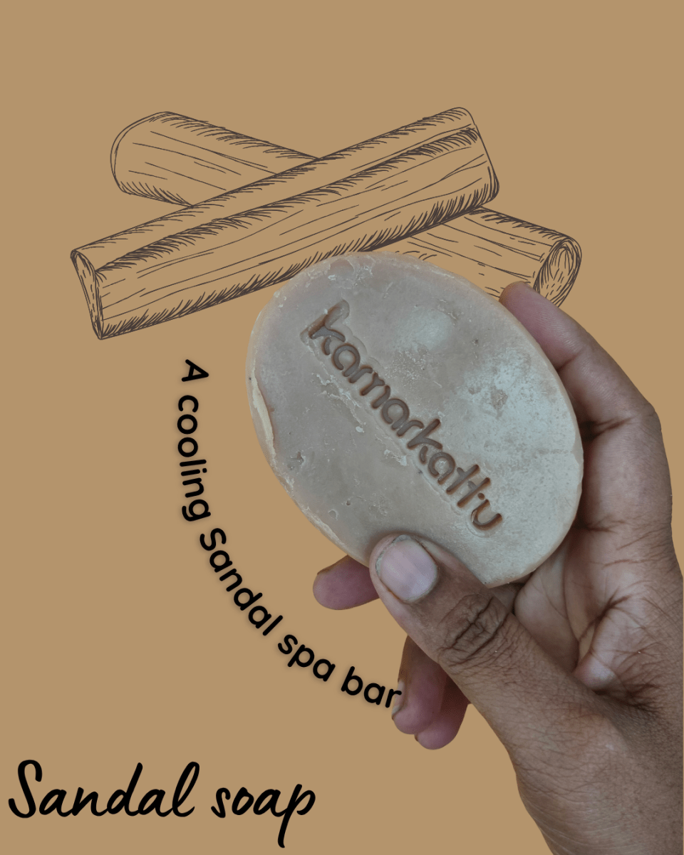 Handmade Spa bars - Rose & Sandalwood – Body Soap by Kamarkattu Ecostore available on Brown Living™. Sandalwood Soap - Pack Of 2 Without Soap Dish. SKU: ss2. Img 2.