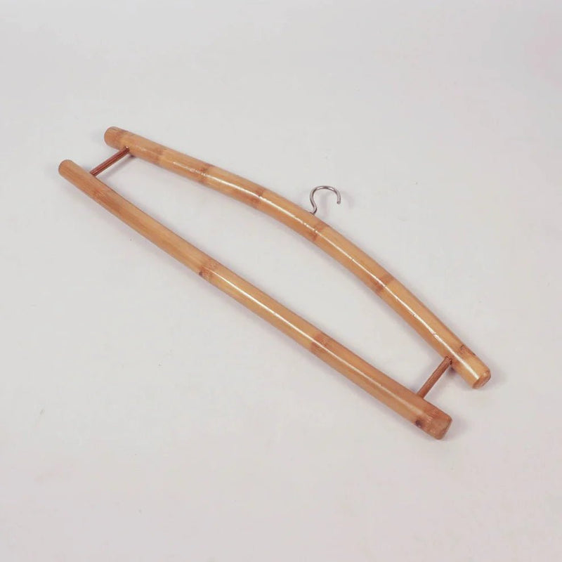 Handmade Straight Line Bamboo Hanger | Verified Sustainable by Brown Living™