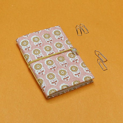 Handmade Sunset Bloom Pocket Diary | Verified Sustainable by Brown Living™