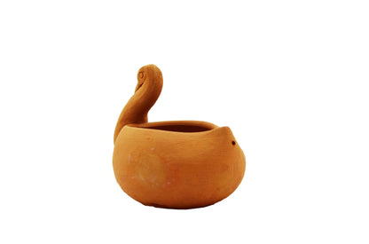 Handmade Terracotta Hanging Planter Duck | Verified Sustainable by Brown Living™