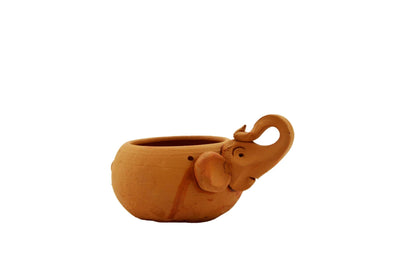 Handmade Terracotta Hanging Planter Elephant | Verified Sustainable by Brown Living™