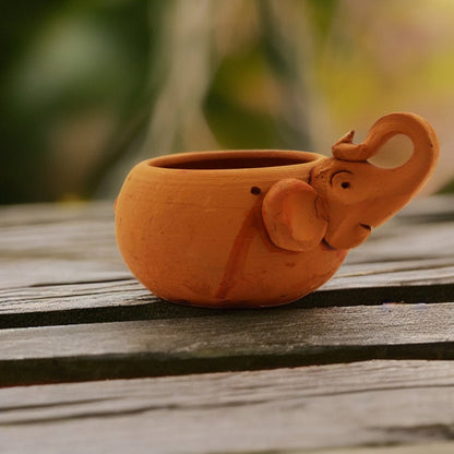 Handmade Terracotta Hanging Planter Elephant | Verified Sustainable by Brown Living™