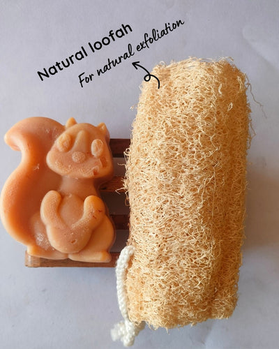 Handmade Toy soaps : Crafted for kids! - Combo – Body Soap on Brown Living™. SKU: hbsts3loofah. Img 9.