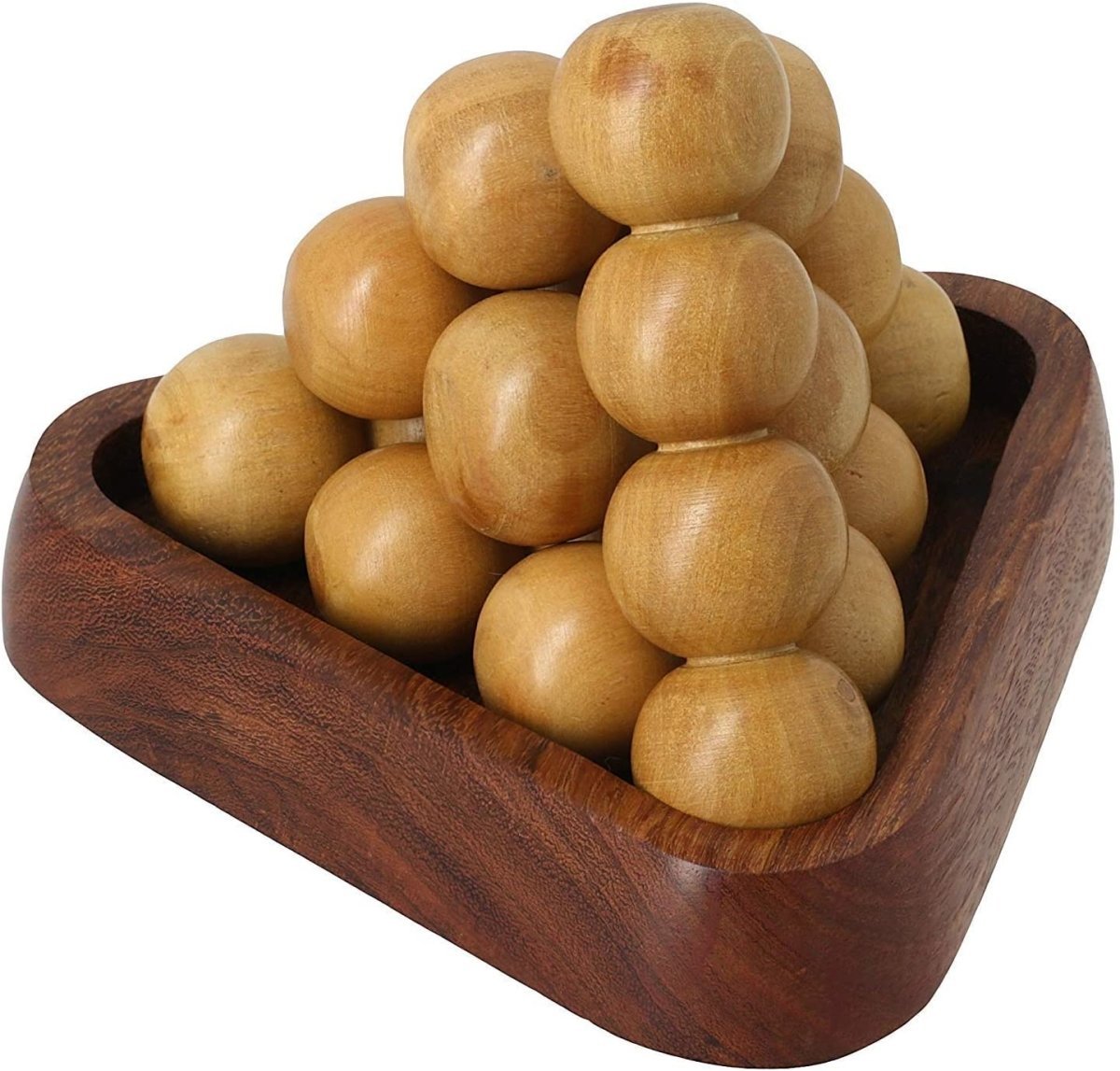 Handmade Wooden Pyramid Puzzle Game for Kids – Learning & Educational Toys on Brown Living™. SKU: BLSC1014409. Img 7.