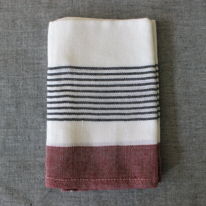 Handwoven Cotton Block Stripe Kitchen Towels – Kitchen Linens on Brown Living™. SKU: KTBSB11. Img 2.