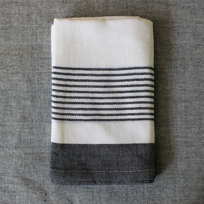 Handwoven Cotton Block Stripe Kitchen Towels – Kitchen Linens on Brown Living™. SKU: KTBSBK11. Img 4.
