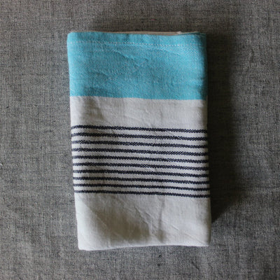Handwoven Cotton Block Stripe Kitchen Towels – Kitchen Linens on Brown Living™. SKU: KTBSCB11. Img 6.