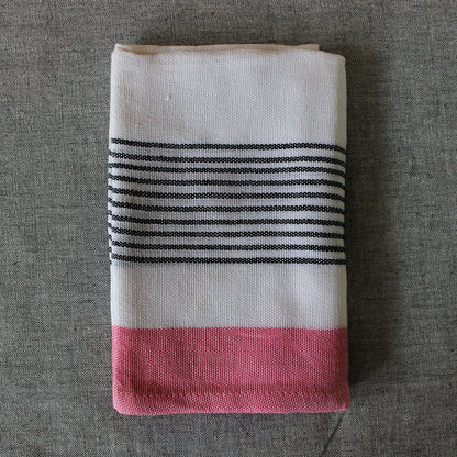 Handwoven Cotton Block Stripe Kitchen Towels – Kitchen Linens on Brown Living™. SKU: KTBSPK11. Img 12.