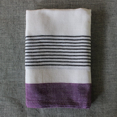 Handwoven Cotton Block Stripe Kitchen Towels – Kitchen Linens on Brown Living™. SKU: KTBSPR11. Img 3.